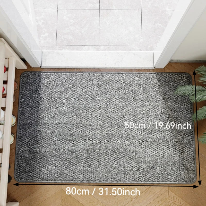 tapis extérieur résistant antidérapant moderne 50x80cm 60x120cm 40x60cm texture tissée beigeclair chambre