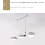 suspension lumineuse moderne trois abatjours vert foncé blanc gris opaques minimaliste scandi