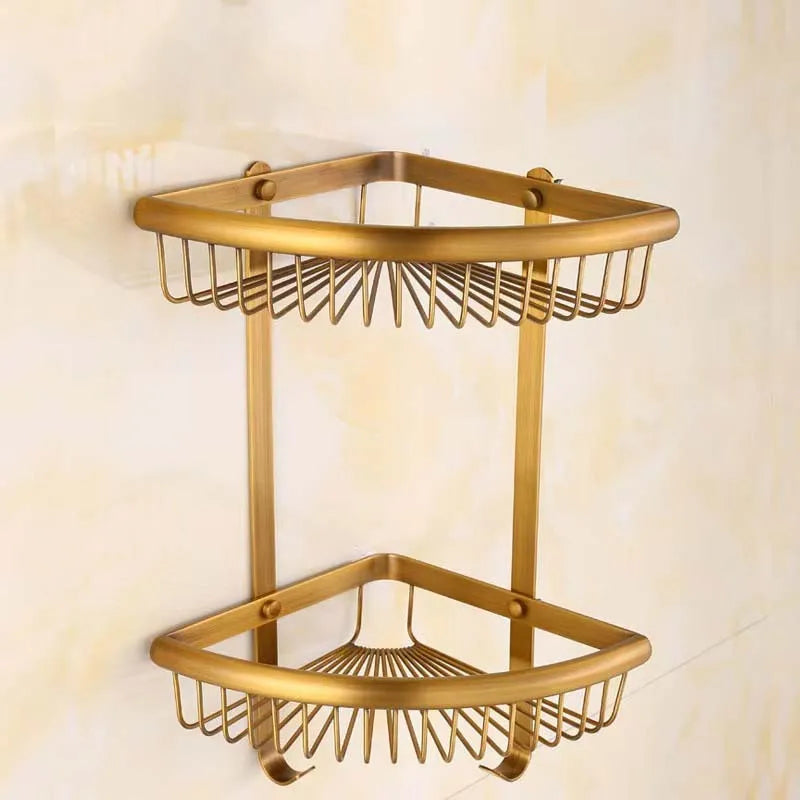 ensemble quincaillerie bain or antique élégant classique porte serviettes savon gobelet papier wc