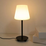 lampe table moderne noir blanche lumière ambiane tricolore chambre salon usb