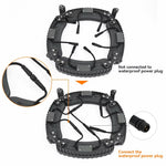 projecteur extérieur led aluminium ip65 spot arbre noir moderne éclairage paysager 210mm 310mm 380mm
