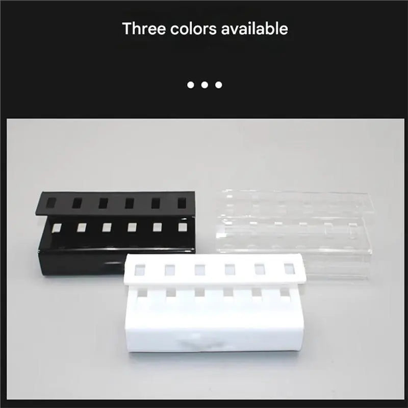 porte stylos acrylique blanc transparent noir ophthalmique flipperstand organisateur optique minimaliste