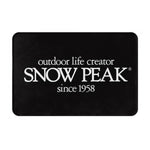 tapis bain blanc logo snow peak moderne imperméable antislip polyester coton knits classic minimaliste
