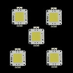 LED COB Chip 10W 20W 30W 50W 100W Blanc Chaud Froid Perforations Carré Clips