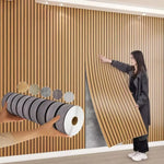 papier peint autoadhésif moderne rayures horizontales beige noir 40cm large 10m rouleau