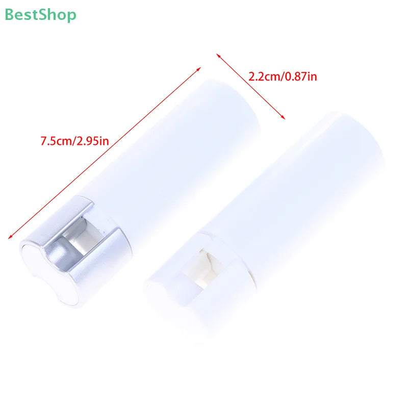 bouteilles parfum modernes blancs uni opaques 7.5cm 2.2cm pièces cap