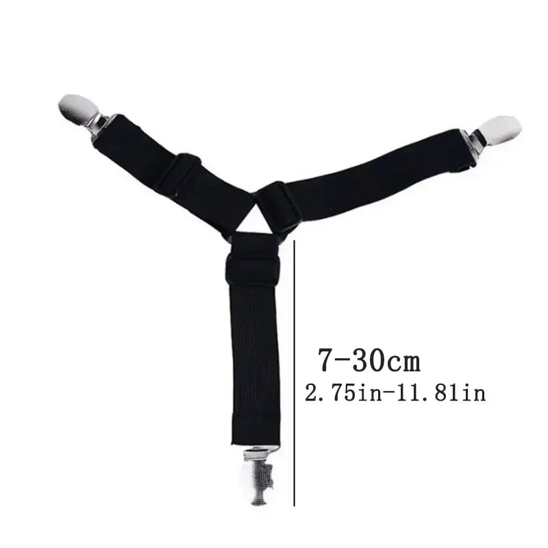 attaches élastiques clips métalliques draps lit facile housses lit anti dérapage utilitaire maison