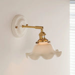 lampe murale classique blanc doré céramique métal ampoule led 220v vintage contemporaine