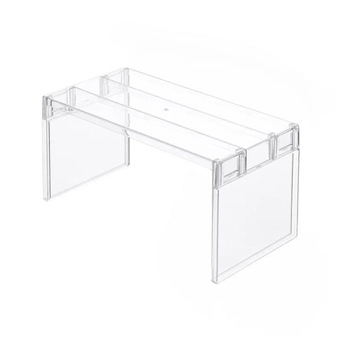 organisateur cuisine étagère transparente moderne adhésive stockage vaisselle épices simple minimaliste