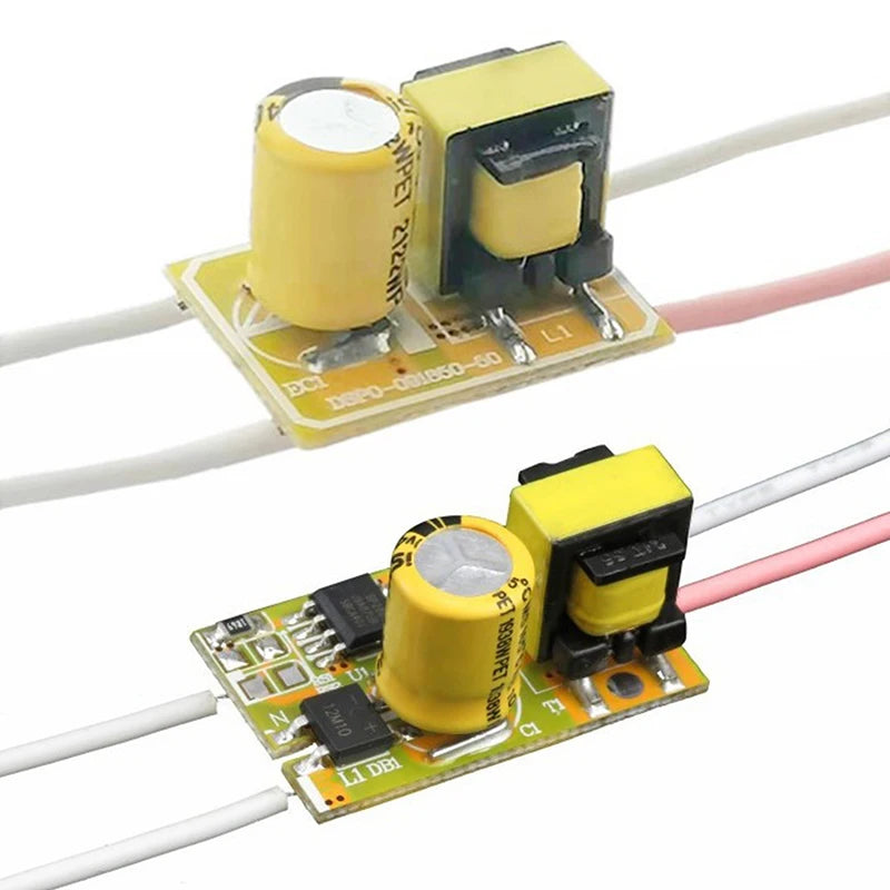 circuits imprimés led drivers alimentation jaune rouge blanc vert électronique bricolage fixations fils