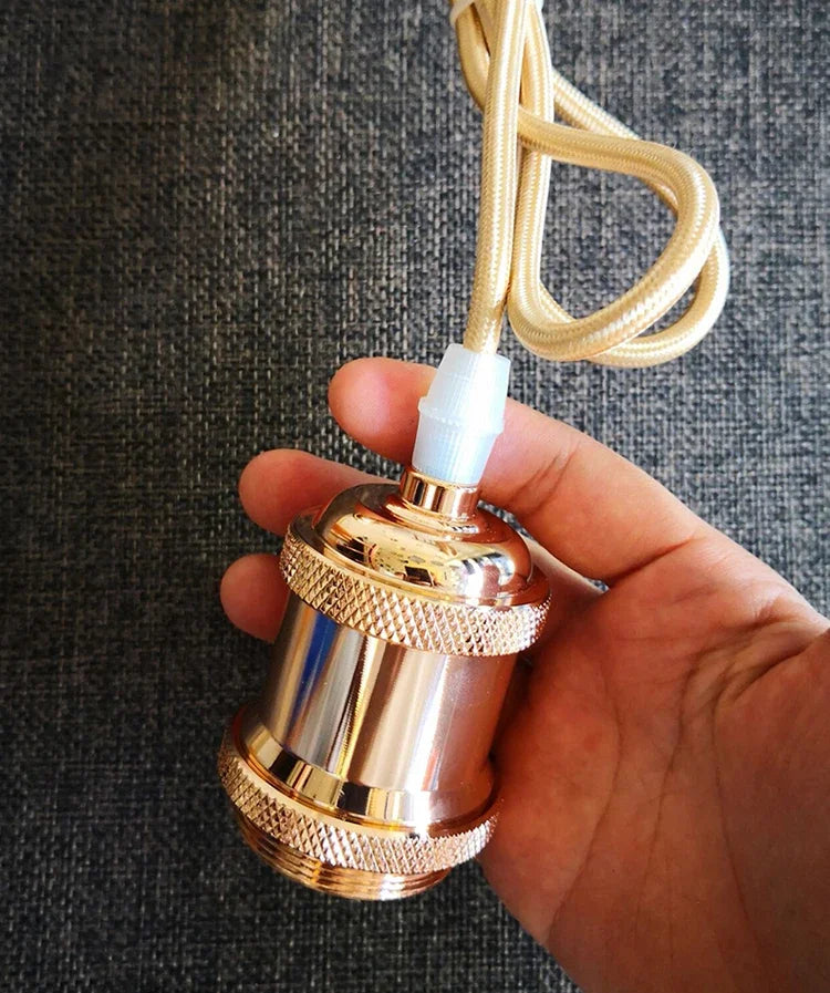 ampoule e27 bronze pearl black doré français chromé classique opacité câble salon chambre