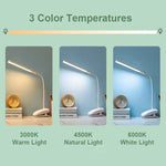 lampe table led rechargeable double tête tactile nuit moderne enfant rotative basse consommation blanc