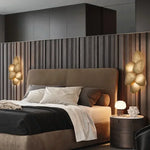 applique murale or grains riz moderne ampoule G9 élégante éclairage chambre vis