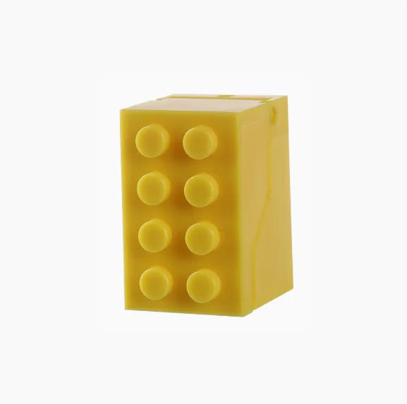 porte brosses dents distributeur serviettes bloc construction lego rouge jaune bleu moderne chambre enfant