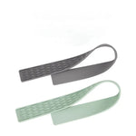 tapis antidérapant silicone rectangle moderne texturé protection cuisine vert menthe gris beige
