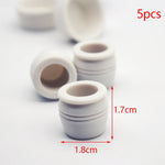 accessoires poupée deco maison blanc motifs floraux classique pots fleurs simulation enfants six douze