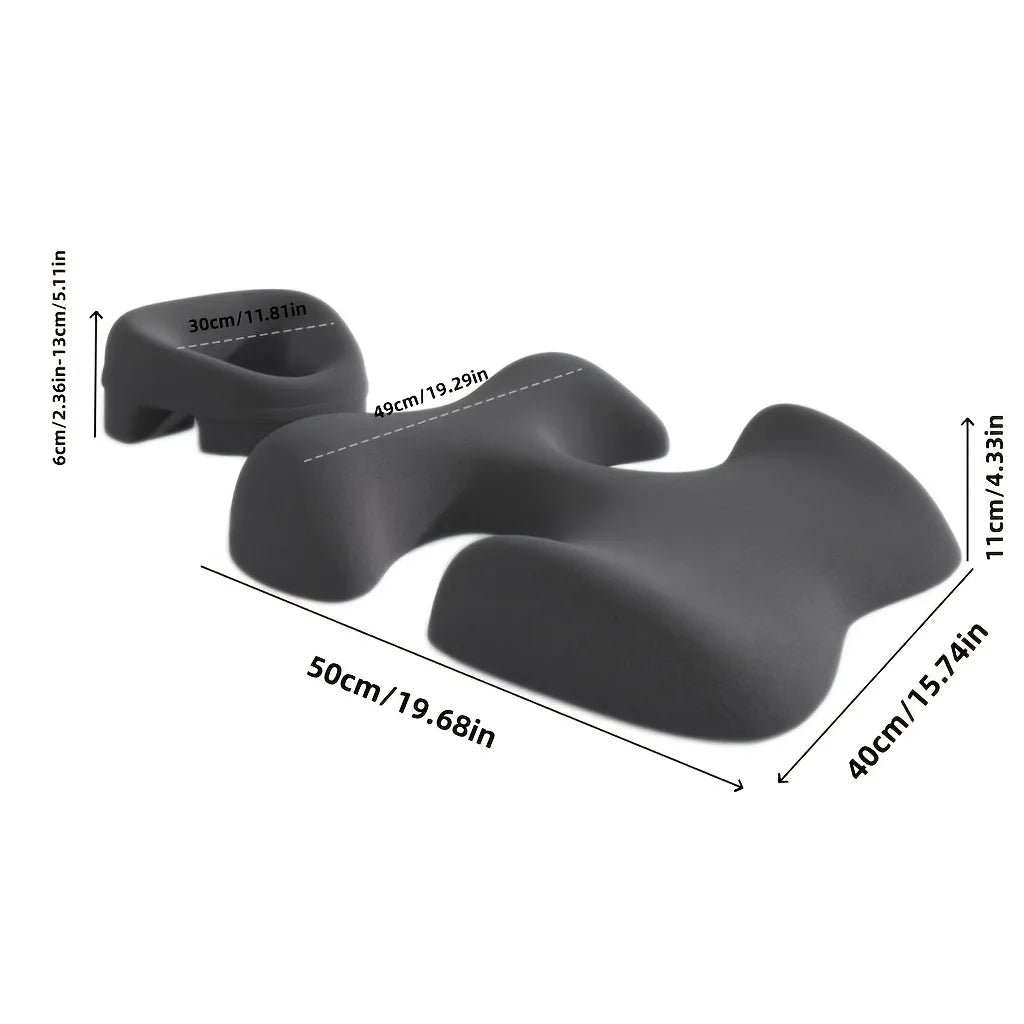 coussin massage relaxation gris ergonomique non électrique non tissé facial salon beauté spa