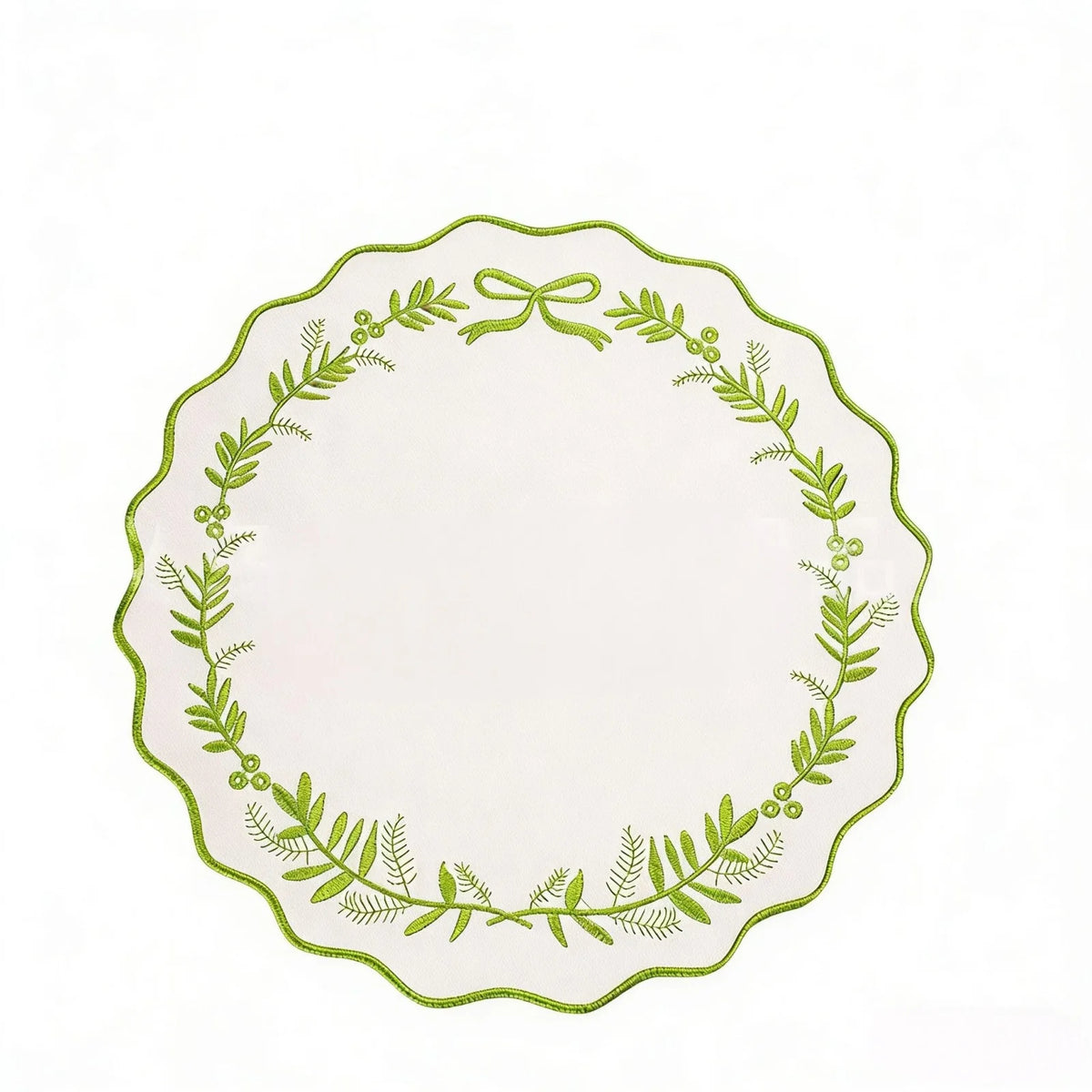 serviette table classique guirlande feuilles ruban blanc bleu orange rouge violet doré respectueux environnement