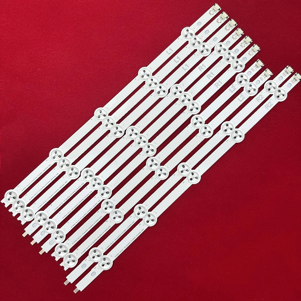 bandes rétroéclairage led blanc bleu moderne téléviseur 42inch opaques connecteurs 80pcs