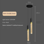 lampe suspendue moderne transparente dorées salon chambre 90 260V 2000 82000lm