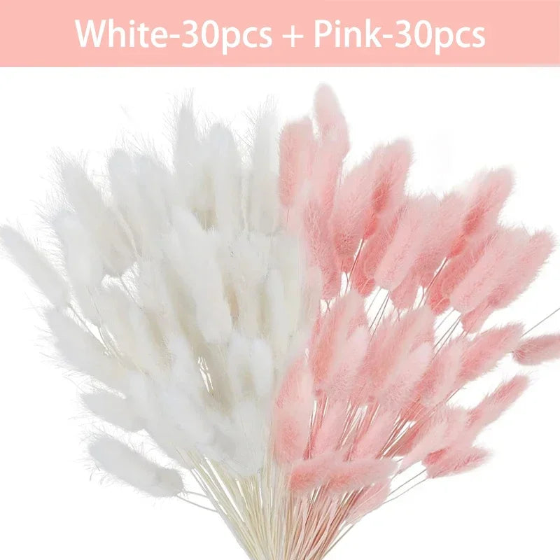 décoration naturelle plumes séchées blanches douces rustique anniversaire mariage deco maison