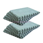 tapis sol carreaux géométriques beige blanc rose violet moderne 30cm 30cm