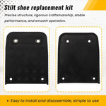 patins anti dérapants stilts vis surface texturée noirs industriels pièces