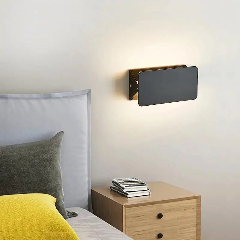 lampe murale led blanche moderne aluminium salon chambre éclairage lecture