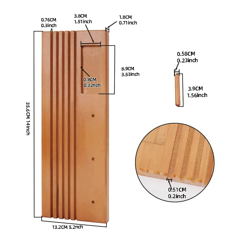 support couture bois rack outils bobines aiguilles règle artisanale multifonctionnelle pratique