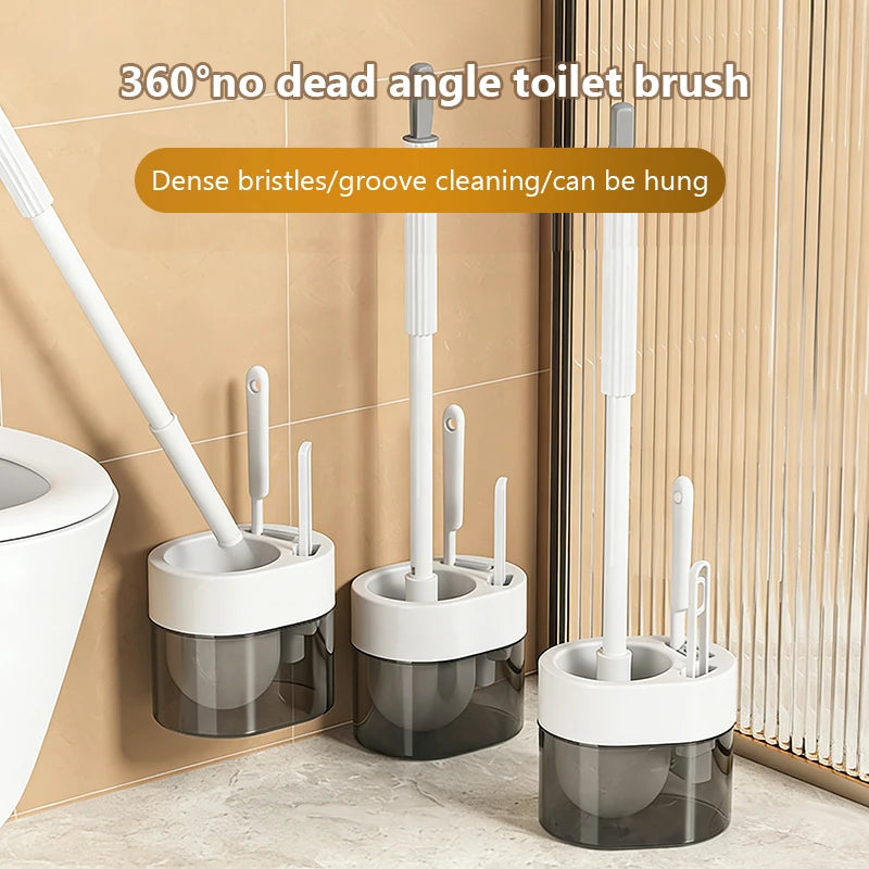brosse wc moderne petite brosse pince épiler support mural blanc gris