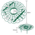 support fraise vert foncé grille pratique robuste balcon jardin anti salissure 20cm 25cm