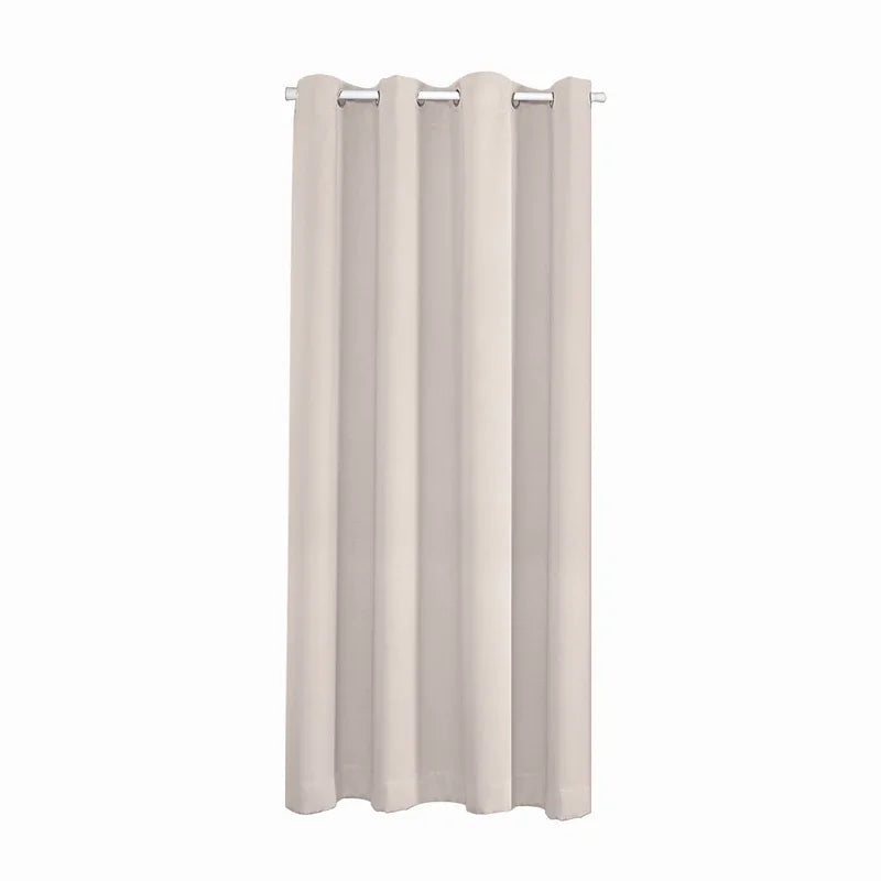 rideau moderne polyester opaque gris beige rose bleu marron noir uni occulter porte chambre