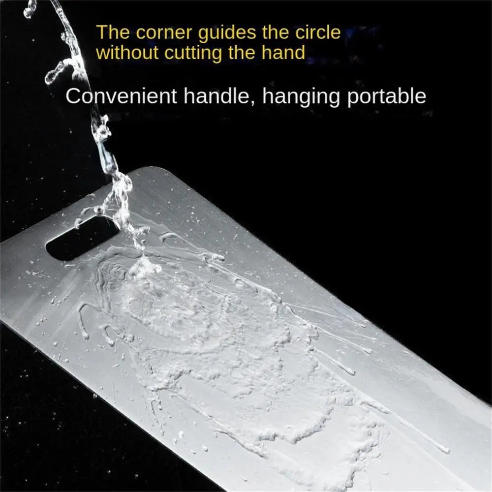 planche découper acier inoxydable antibactérienne moderne lisse poignée intégrée utilitaire cuisine 23cm 34cm