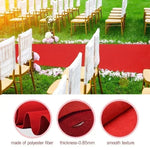 tapis rouge mariage longueur 15m 10m 5m uni moderneintérieur extérieur