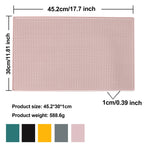 tapis bar silicone perforé moderne noir gris rose blanc perforations respectueux environnement