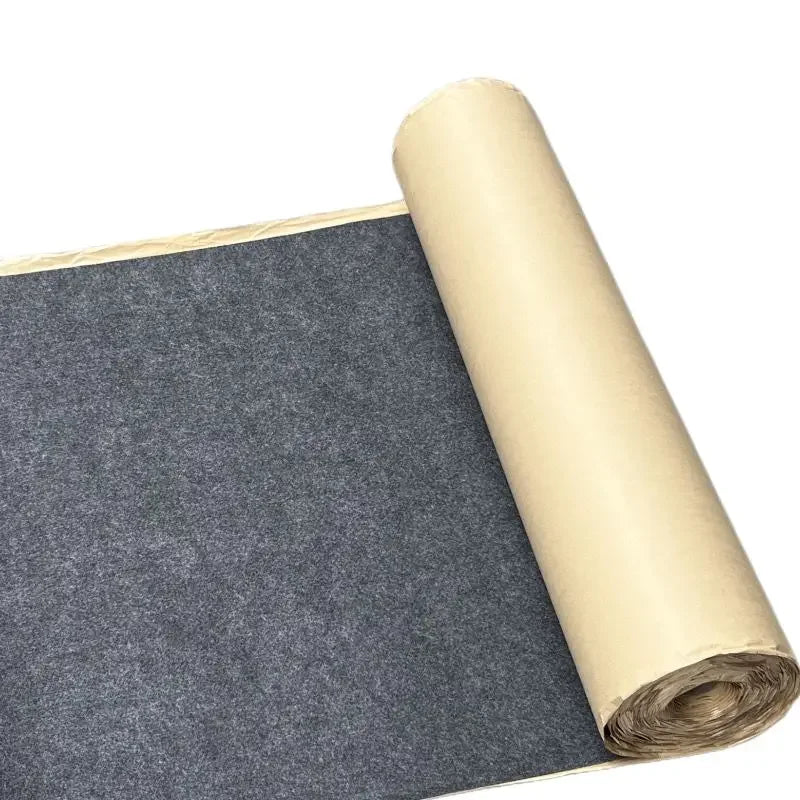 tapis feutre adhésif beige gris classique respectueux environnement 100cm 50cm