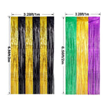 décoration murale rideau franges brillantes couleurs unies fête anniversaire mariage célébration arc ciel carnaval