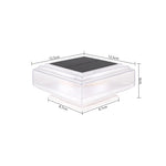 lampe solaire 30 led ip65 adhésive panneau solaire blanc lignes modernesextérieur campingDecorationEstivale