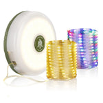 guirlande lumineuse camping rechargeable led flexible modes éclairage portable extérieur rustique moderne