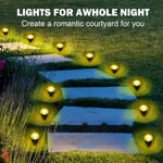 spots solaires led noirs modernes commande tactile ip68 protection abs matériaux