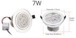 Spot LED argenté intensité variable 3W 4W 7W transformateur modernes clips