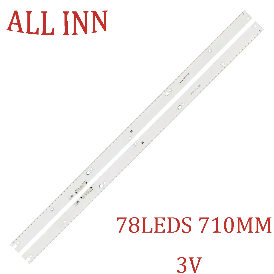bande led blanc moderne 78 leds 710 mm 3v connecteurs électriques