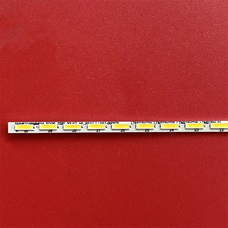ruban led blanc lisse moderne 277mm 30 lampes rétroéclairage télévision connecteur extrémités
