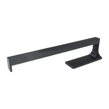 porte rouleau papier cuisine noir industriel fixation murale rouleau aspect texturé