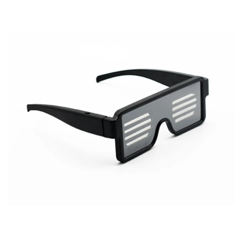 lunettes led rouges bleues vertes modernes technologiques occasion fête anniversaire mariage noël