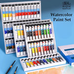 ensemble peintures aquarelle 36 couleurs bouteilles pinceaux papier artiste opacité vibrant