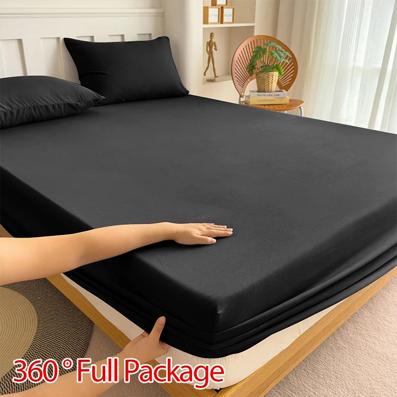 housse matelas imperméable anti acariens respirante lit simple double grand lit