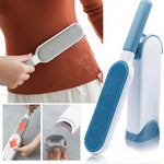 brosse poils anti peluche brosses électrostatiques réutilisables canapé tapis manuel gris bleu adhésif capuchon