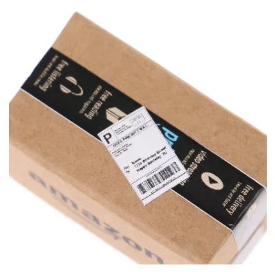 décoration maison miniature colis amazon carton marron noir bleu blanc réaliste diy