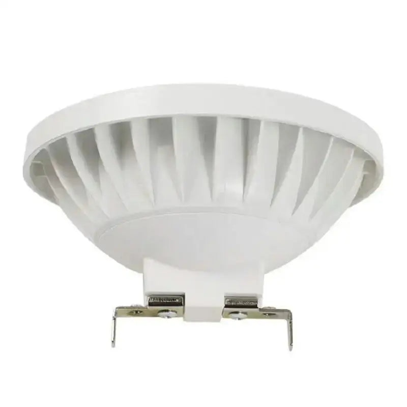ampoule led spot gu10 g53 blanc aluminium moderne grille refroidissement clips
